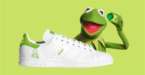 adidas schuhe mit kermit|adidas Disney Kermit Stan Smith Shoes .